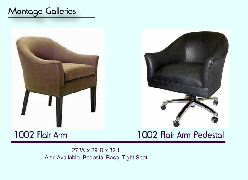 CSI_Montage_Galleries_1002_Flair_Arm_1002_Flair_Arm_Pedestal_Chairs